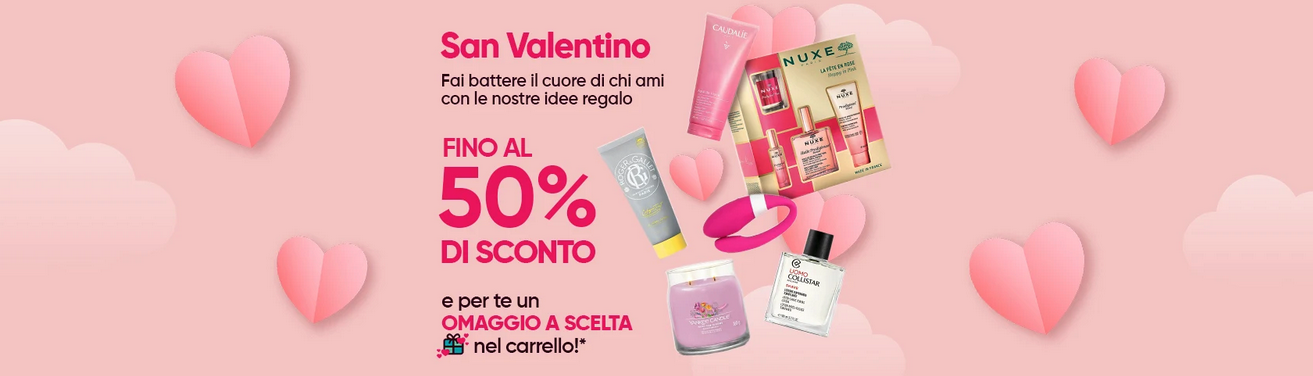 Sconti e omaggi di San Valentino su Sempre Farmacia